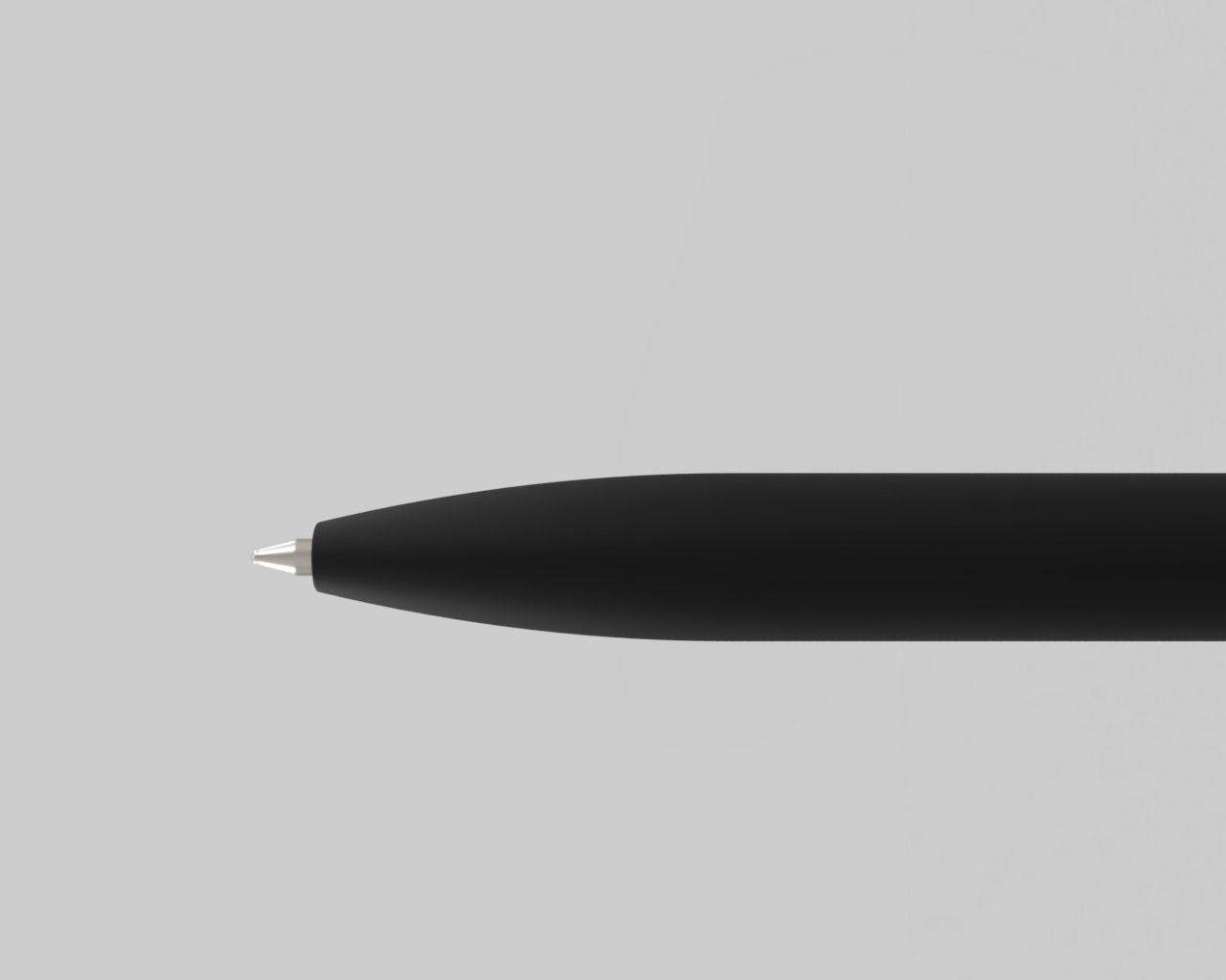 Simple Ballpoint Pen 3D print model_1