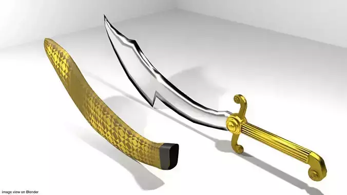 Sword - Fantasy Type 1 3D model