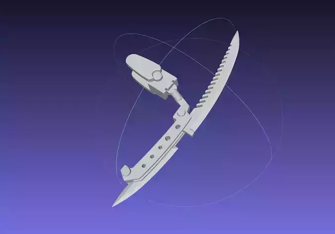 Alita Battle Angel Damaskus Blade Manga Version