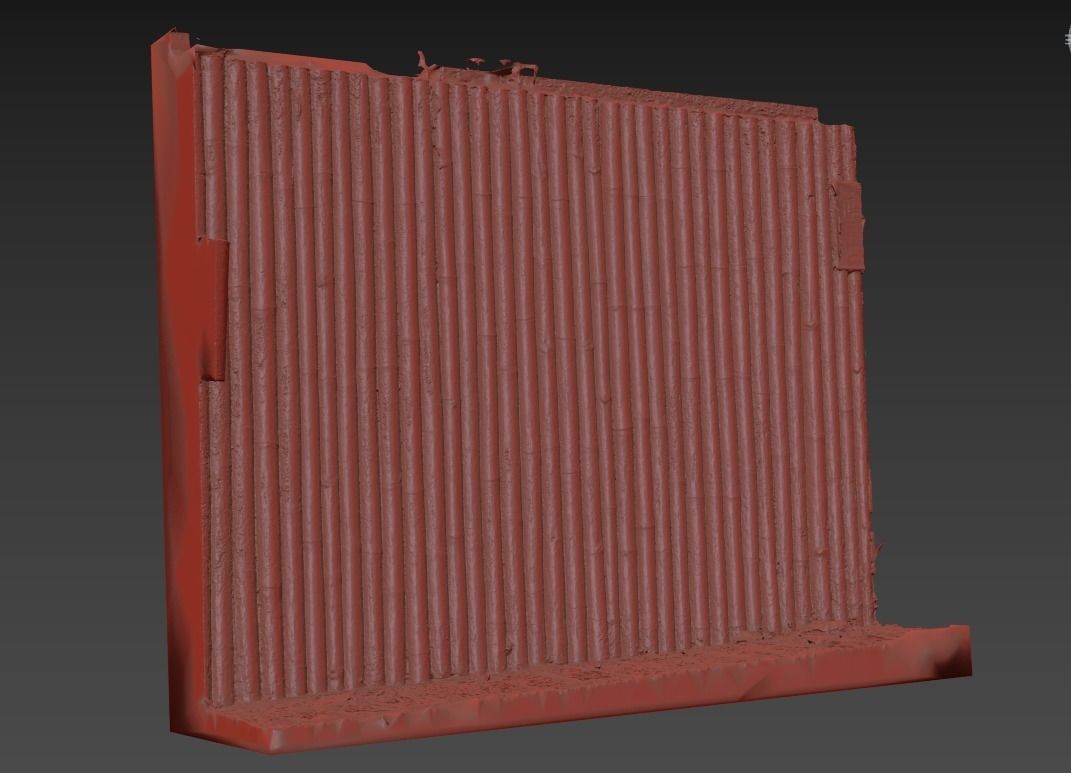 Ultra realistic Bamboo Fence 3D model_9