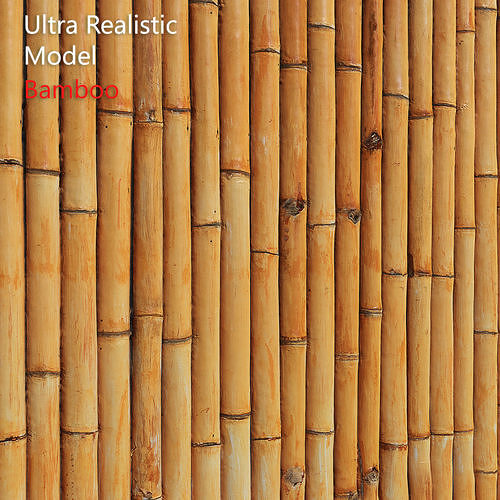Ultra realistic Bamboo Fence 3D model