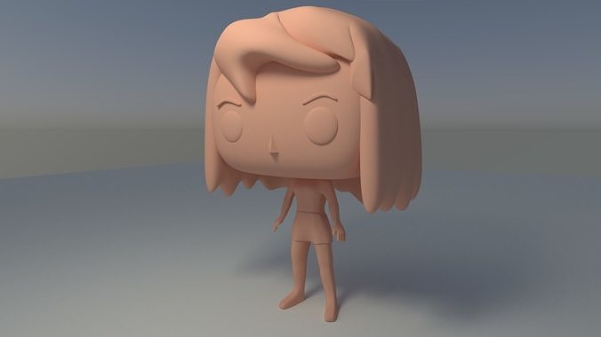 Custom Pop Girl Pose 3D Printable 3D print model