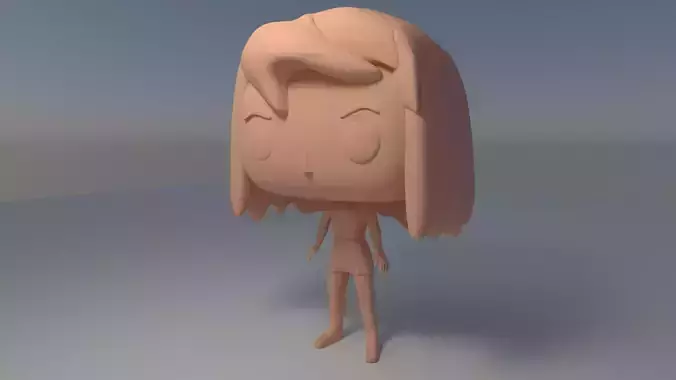 Custom Pop Girl Pose 3D Printable 3D print model