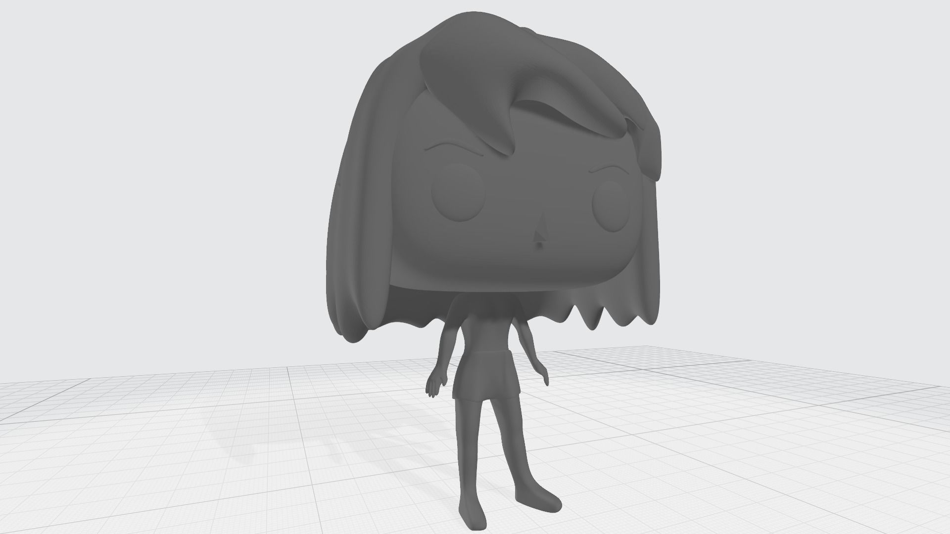 Custom Pop Girl Pose 3D Printable 3D print model_4
