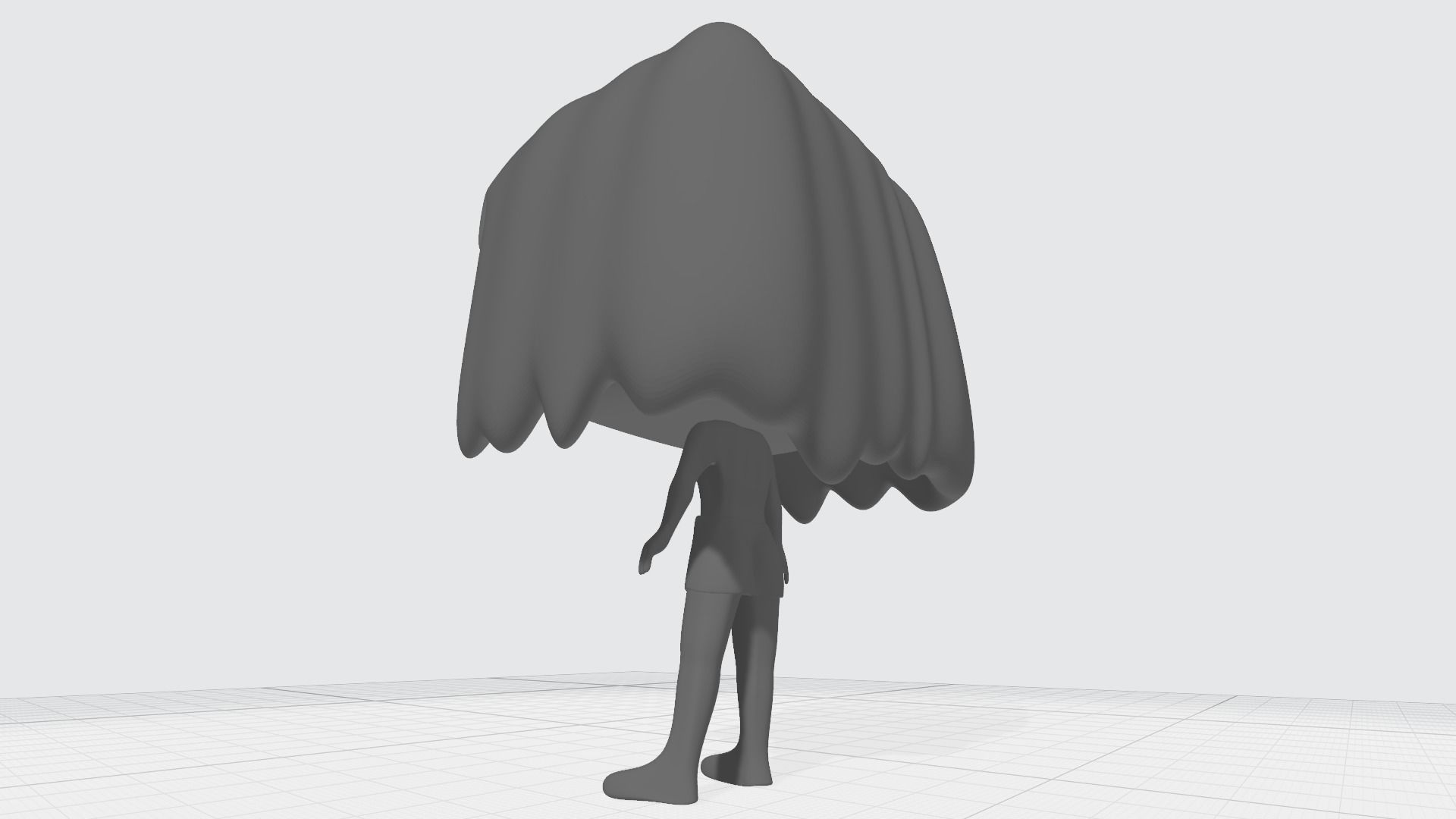 Custom Pop Girl Pose 3D Printable 3D print model_6