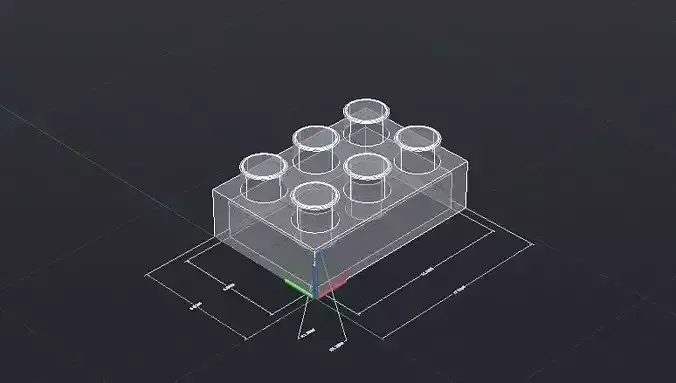 Print Block 2 by 3 Free 3D print model