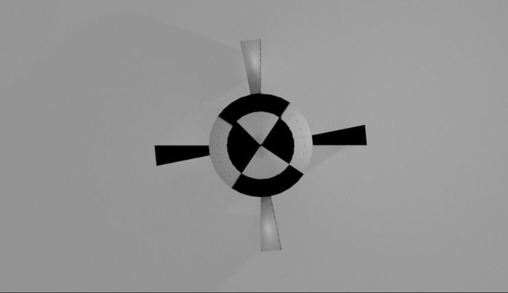 Wehrner von Braun V2 Rocket Low-poly 3D model_2