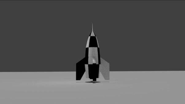 Wehrner von Braun V2 Rocket Low-poly 3D model_5