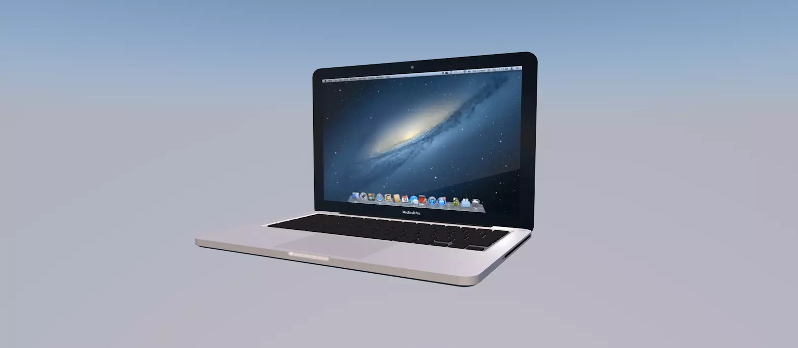 Macbook 13 3D model_0
