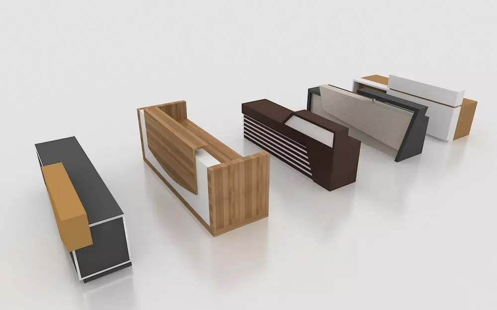 RECEPTIONS 3DS MAX 2015 5 MODEL 3D model