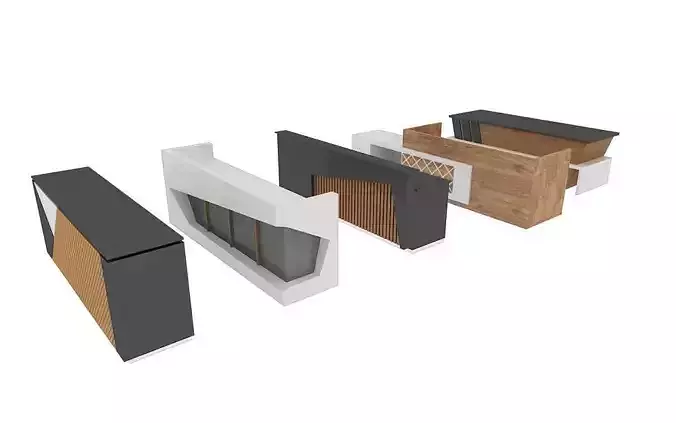RECEPTIONS 3DS MAX 2015  5 MODEL