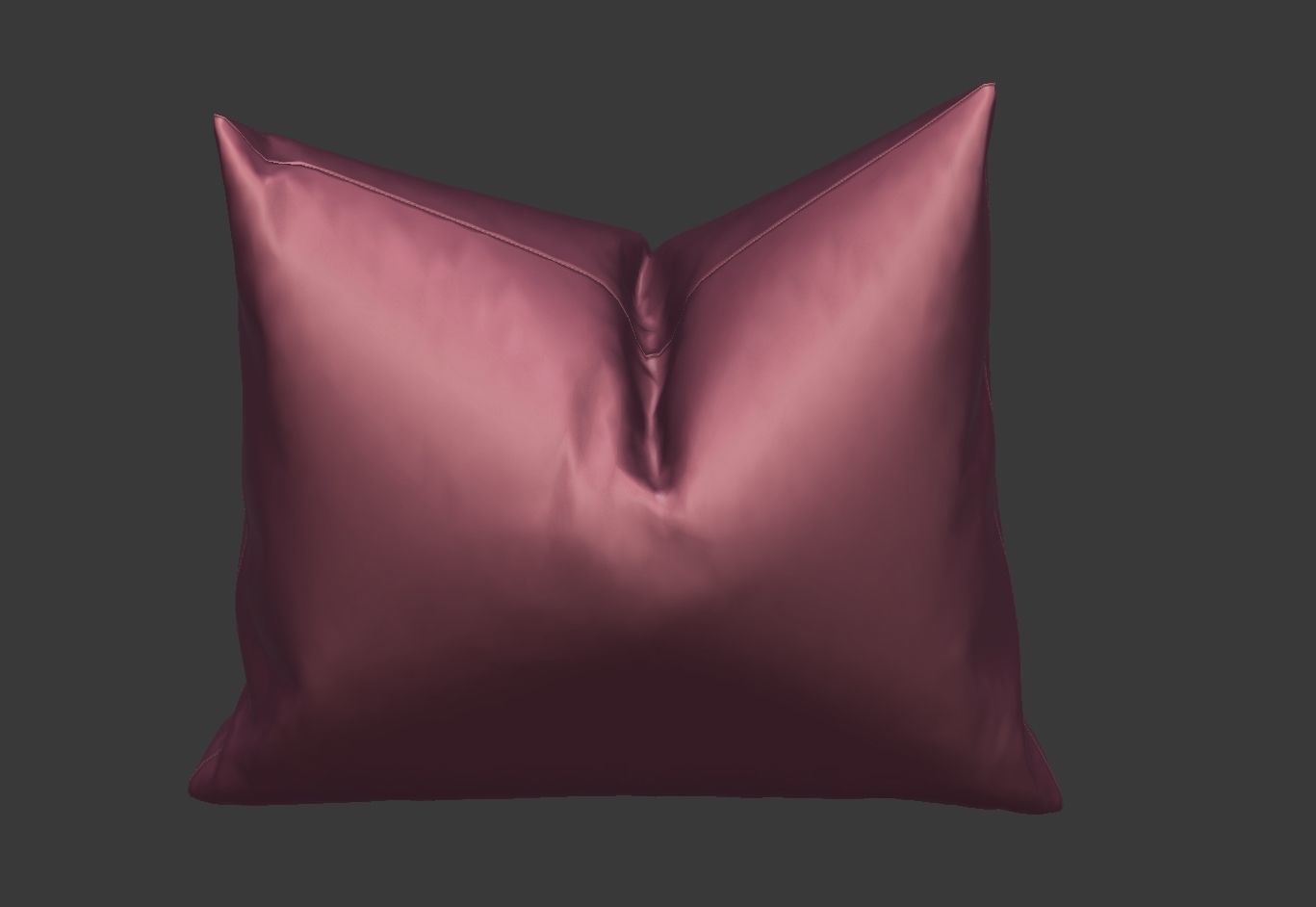 Solid Pillow 14 Low-poly 3D model_6