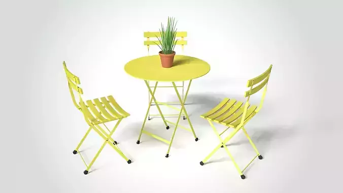 Bistro table and chairs