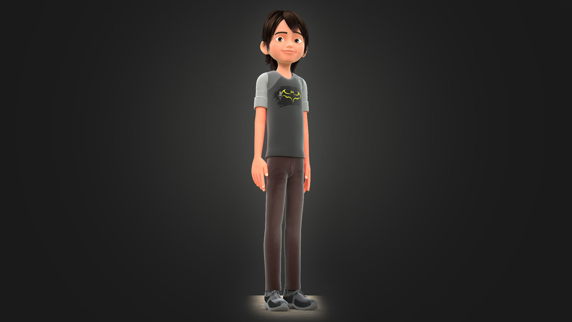 CARTOON BOY 3 - EXTRA FIGURANT 3D model_6