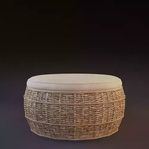 Archviz PBR - Wicker Seat 3D model