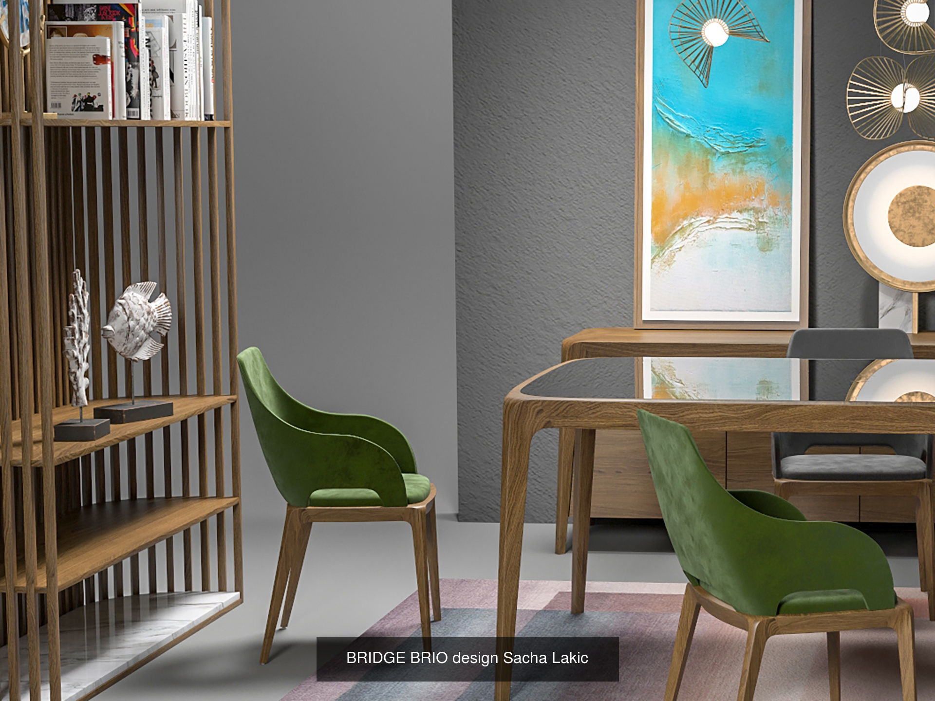 Bridge Group Decoration 3D Model Collection_1