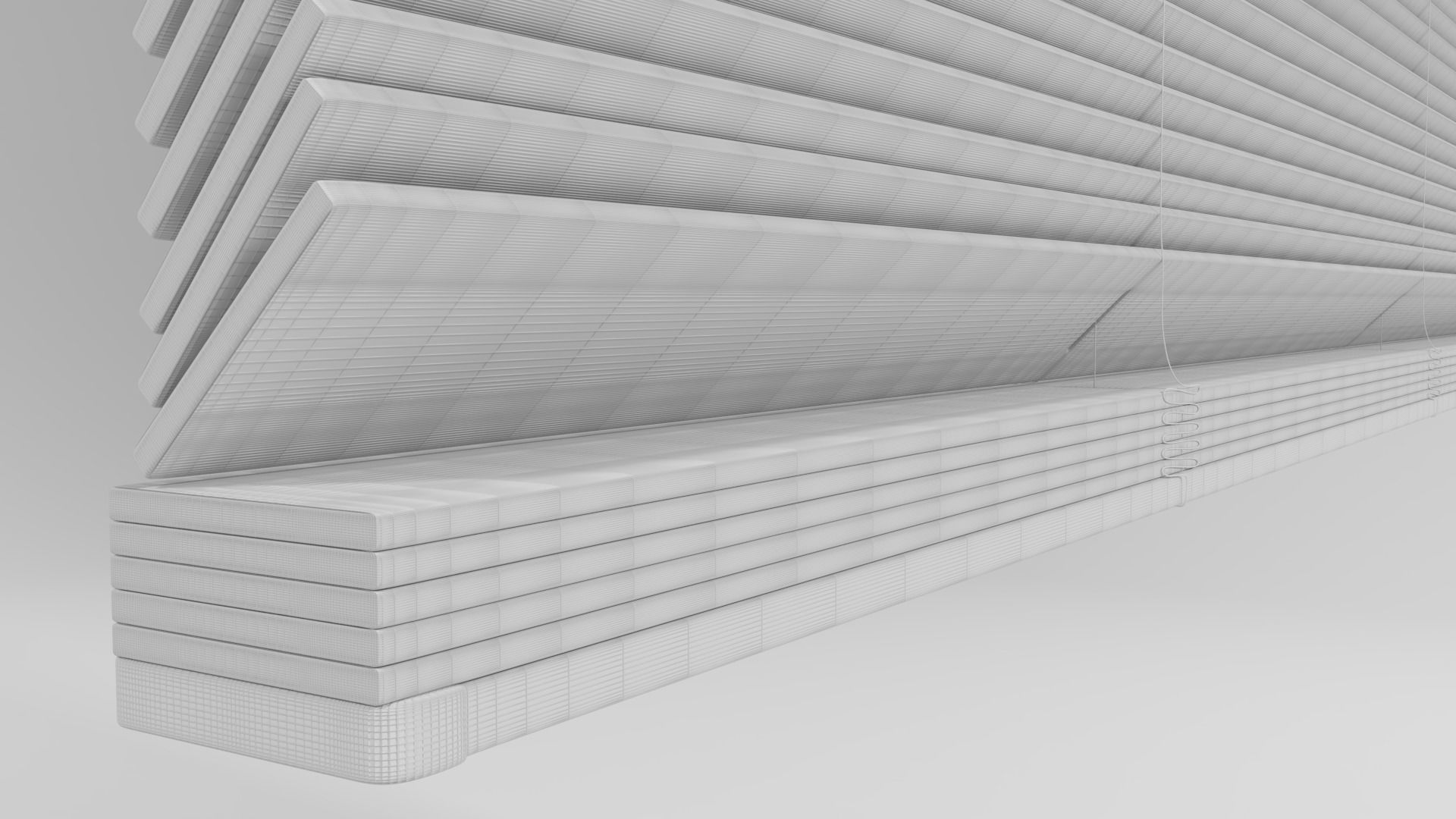 Wooden Blinds 3D model_16