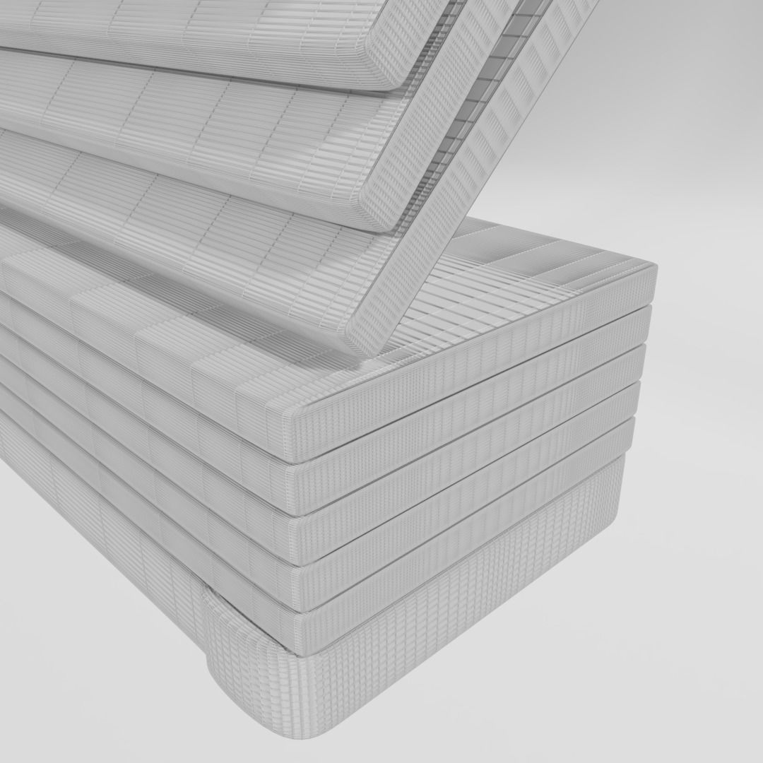 Wooden Blinds 3D model_13