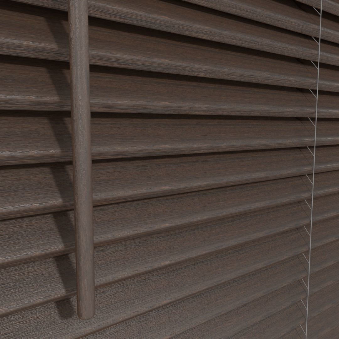 Wooden Blinds 3D model_7