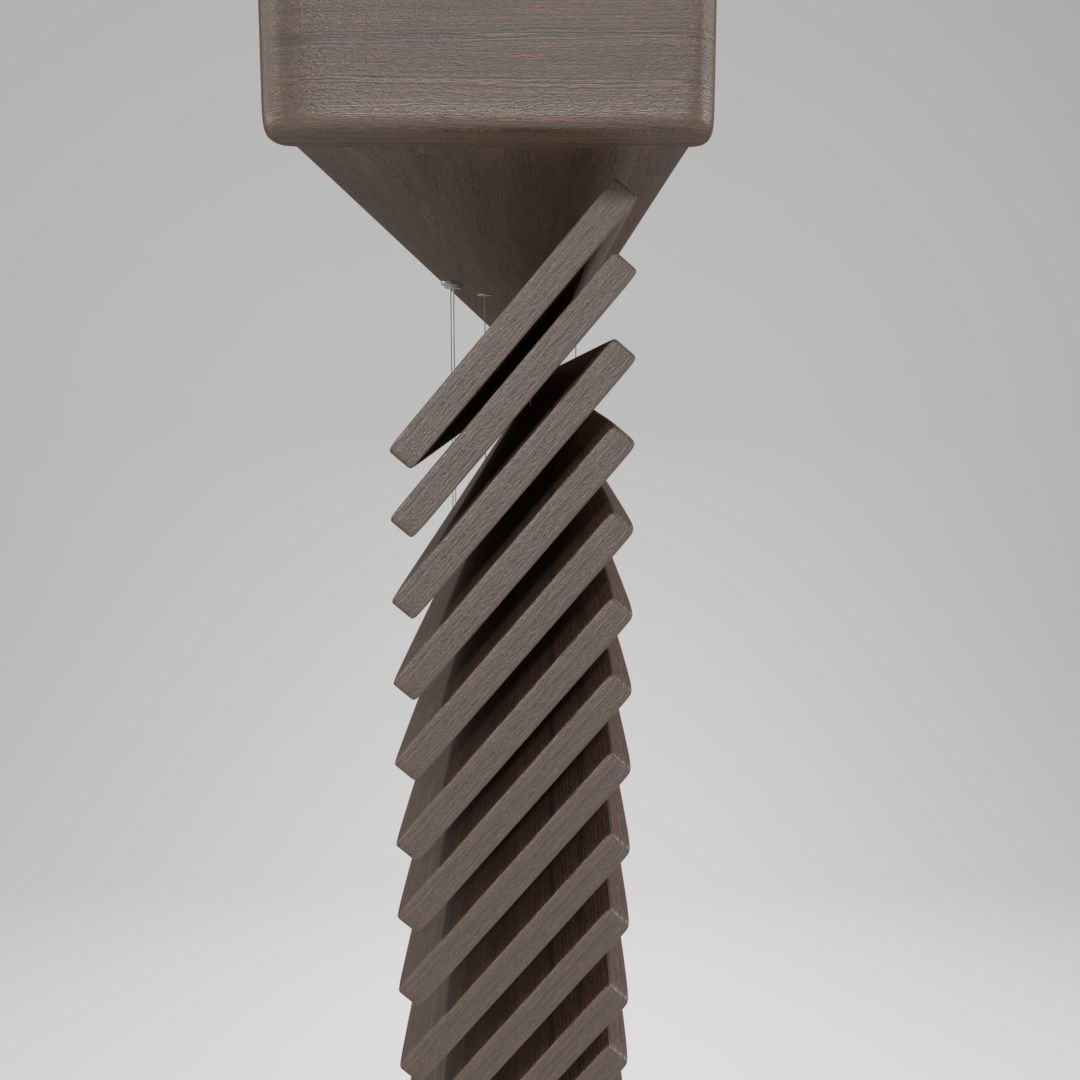 Wooden Blinds 3D model_11