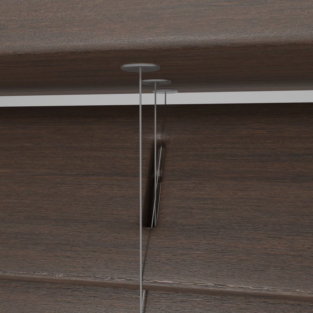 Wooden Blinds 3D model_6