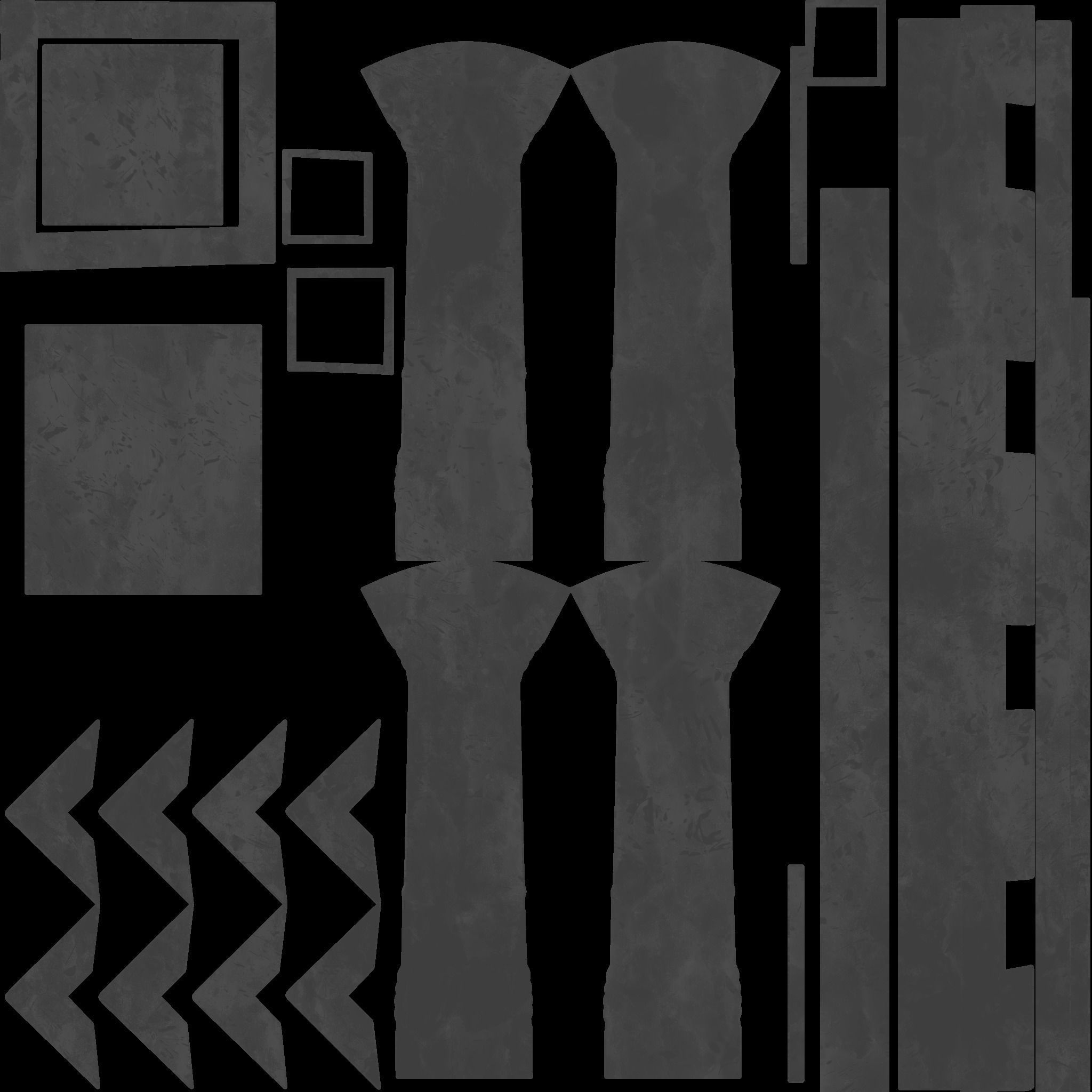 Wood Table 3D model_9