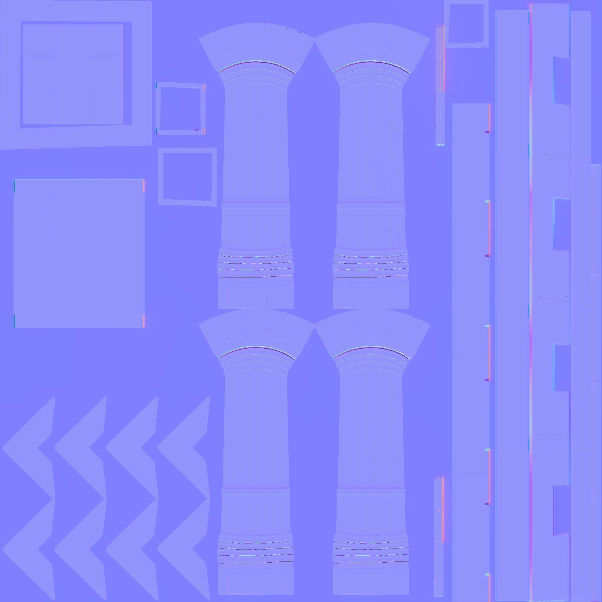 Wood Table 3D model_10