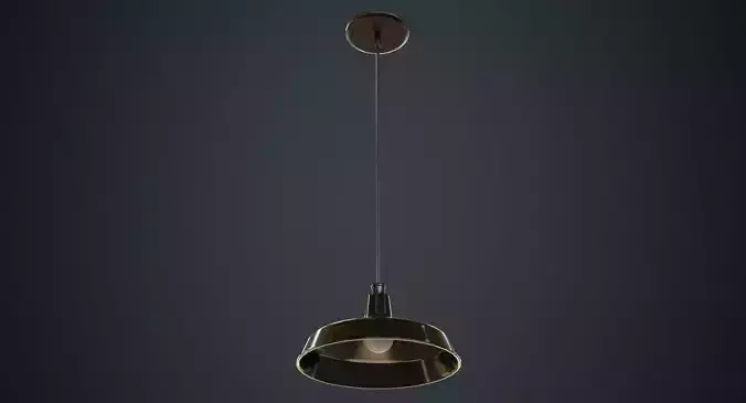 Hanging Lamp 2A Low-poly 3D model