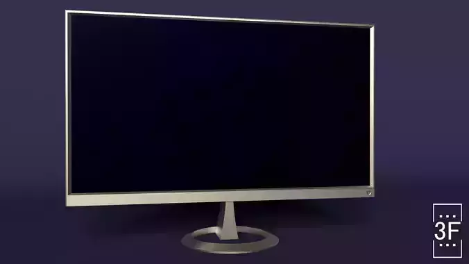 Pc Monitor Low-poly 3D model