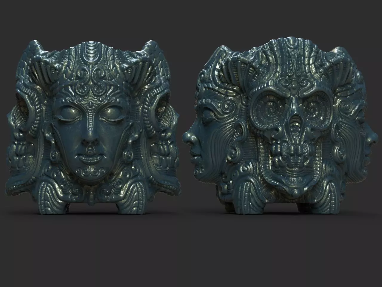 stylized mug 3D print model_0