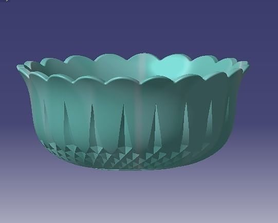 opera med bowl for printing and producing 3D print model