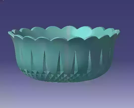opera med bowl for printing and producing 3D print model