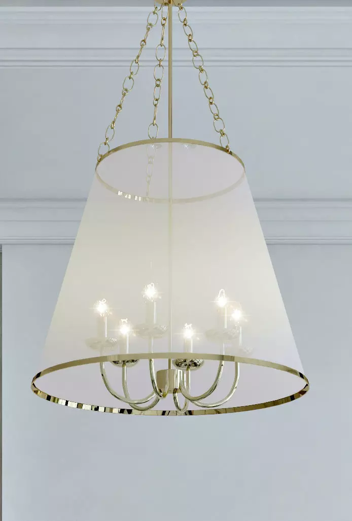 lighting person pendant light Low-poly 3D model