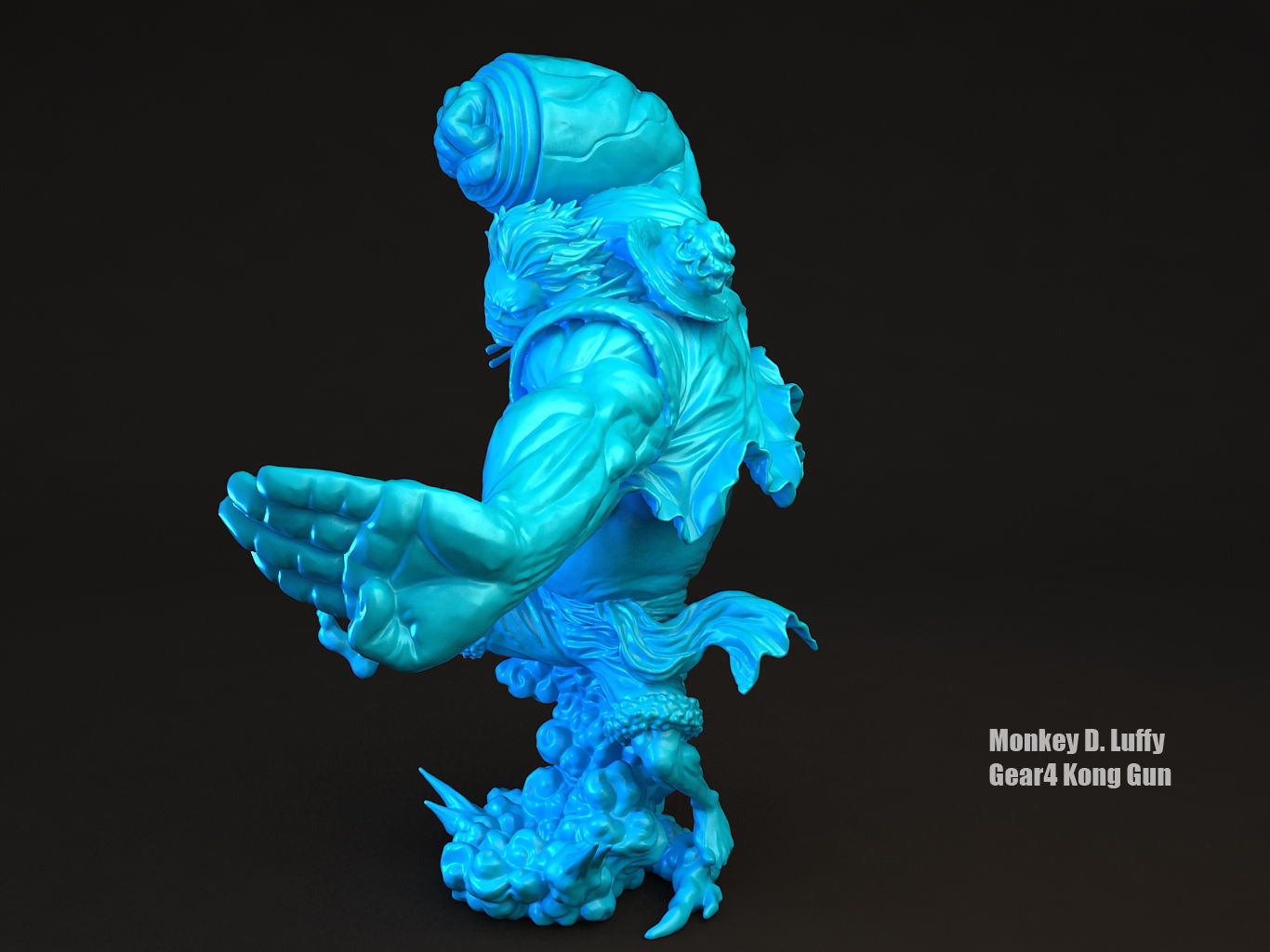 LUFFY GEAR4 KONGGUN 3D model_22