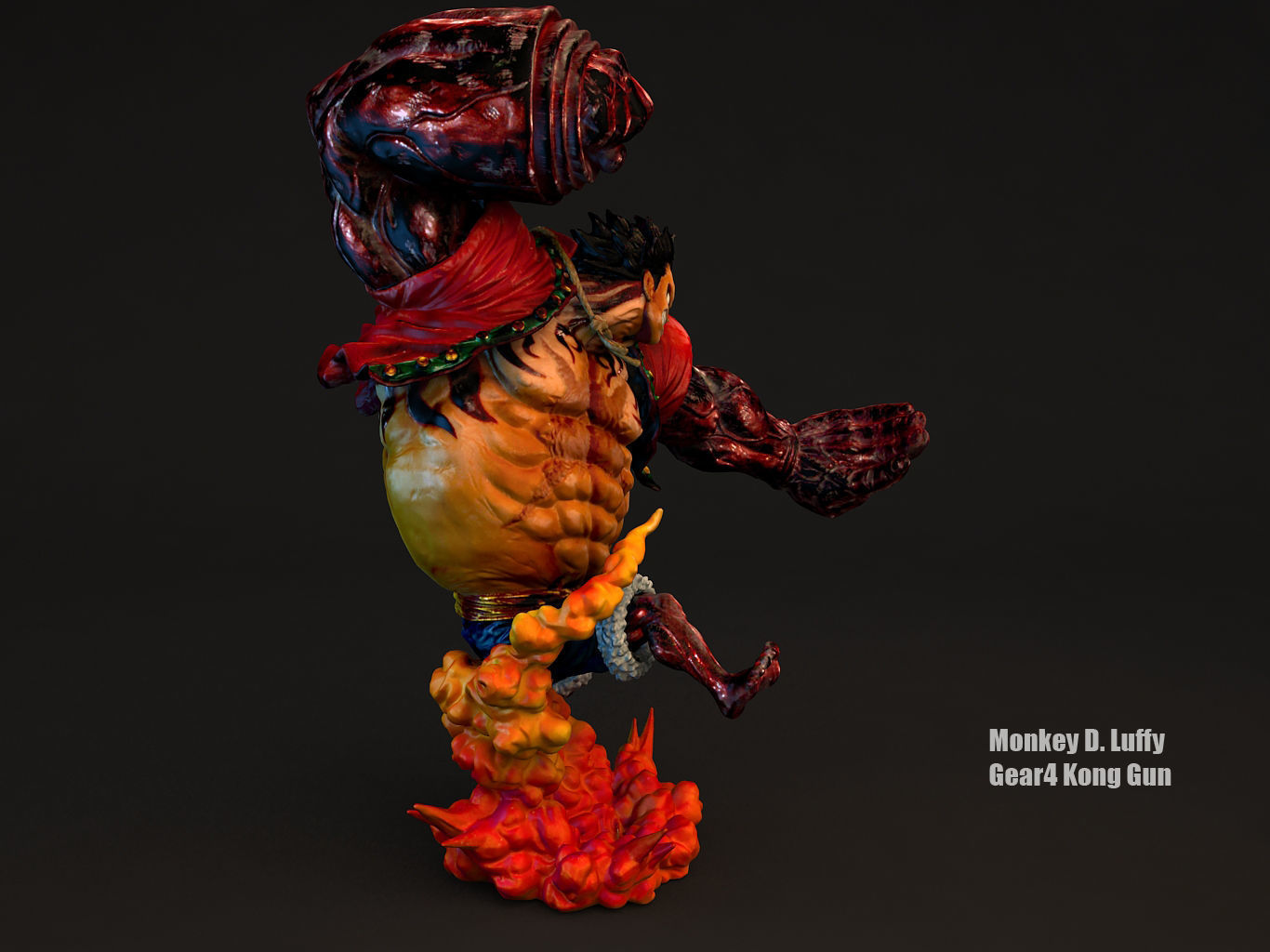 LUFFY GEAR4 KONGGUN 3D model_18