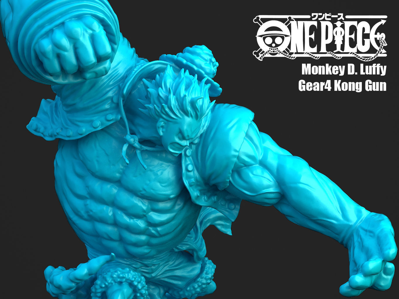 LUFFY GEAR4 KONGGUN 3D model_1