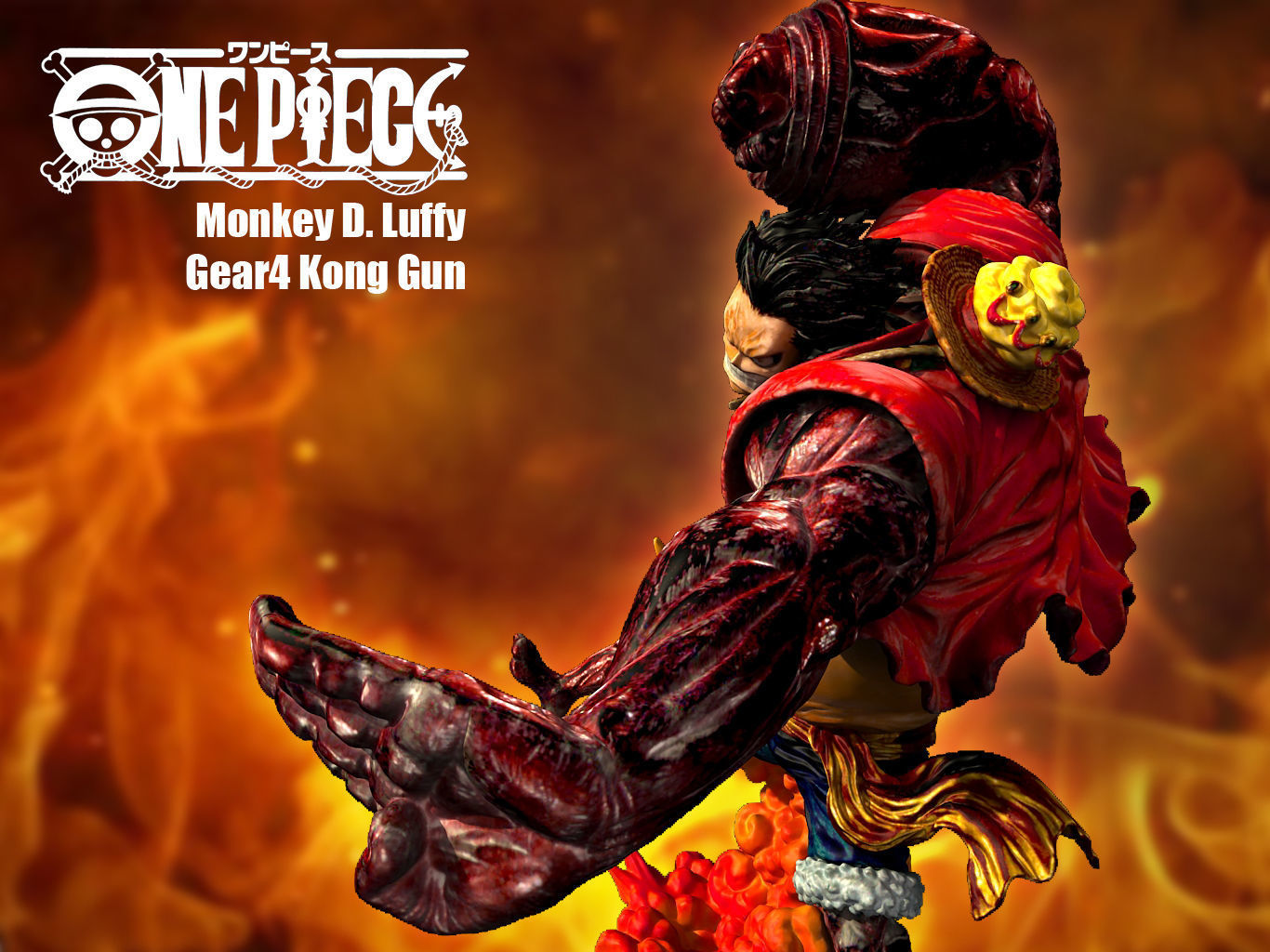 LUFFY GEAR4 KONGGUN 3D model_3