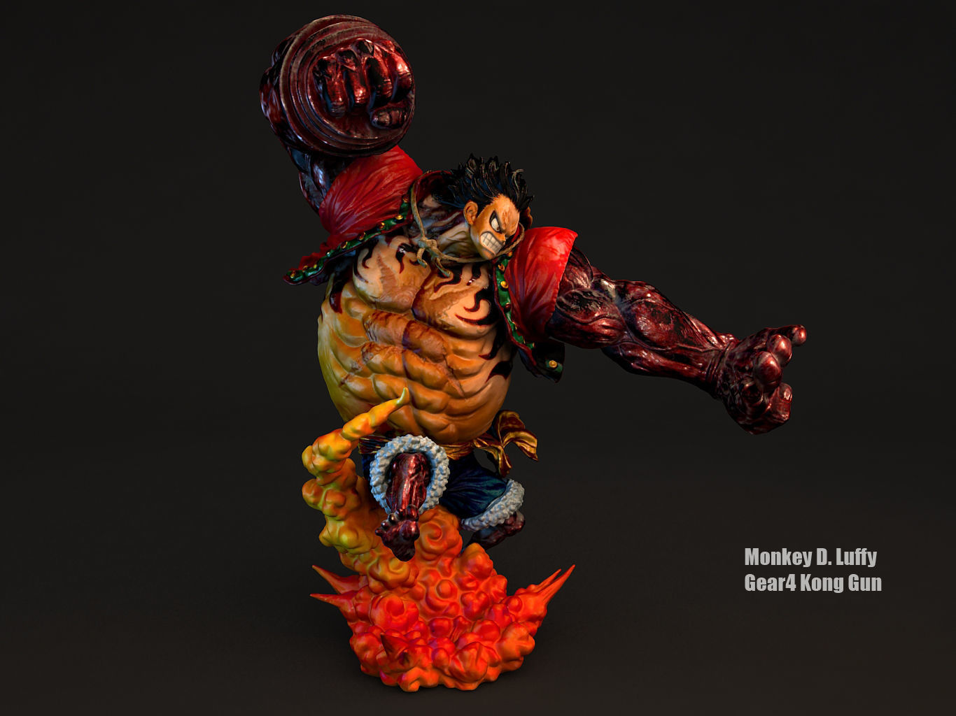 LUFFY GEAR4 KONGGUN 3D model_19