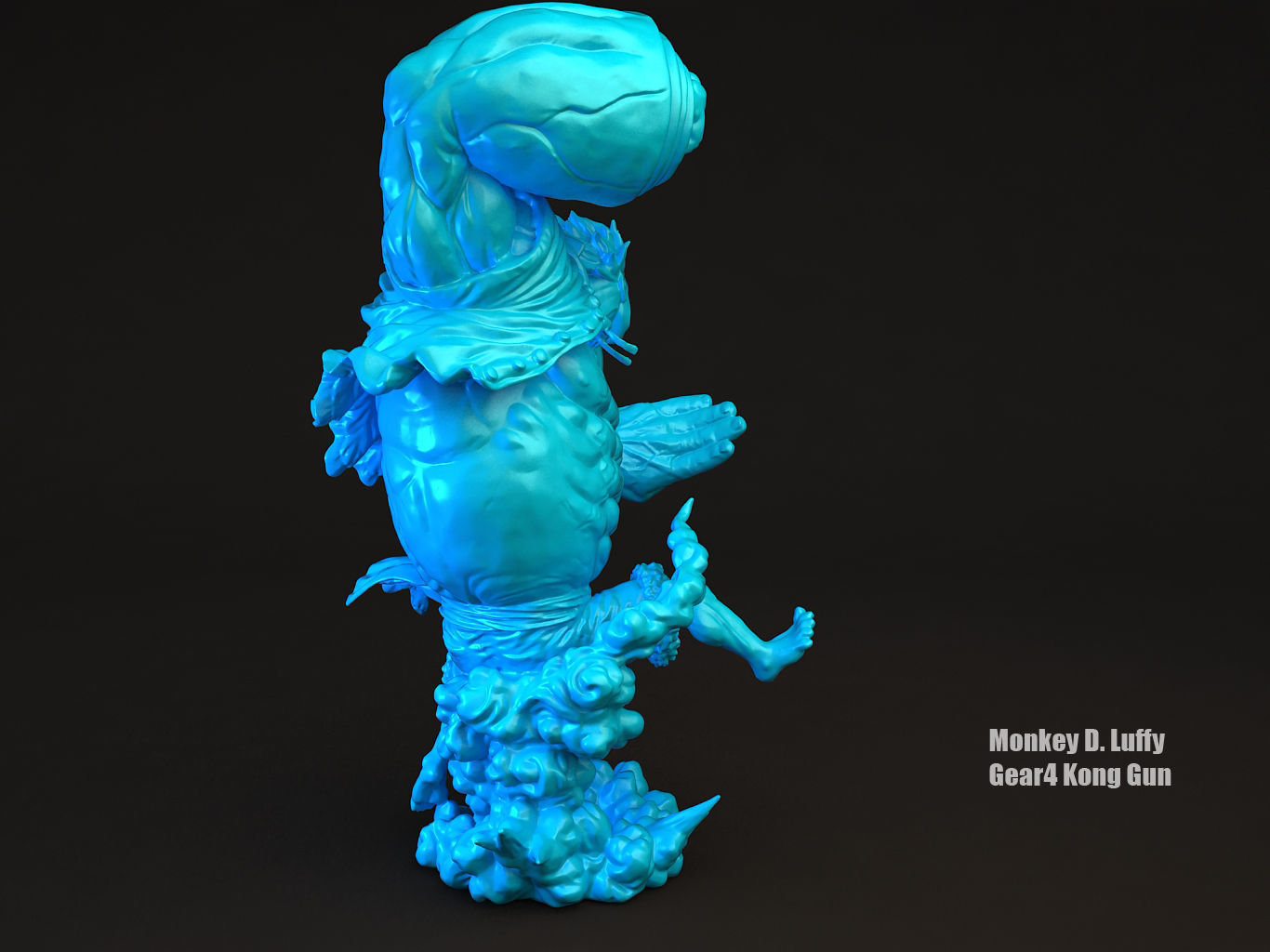 LUFFY GEAR4 KONGGUN 3D model_26