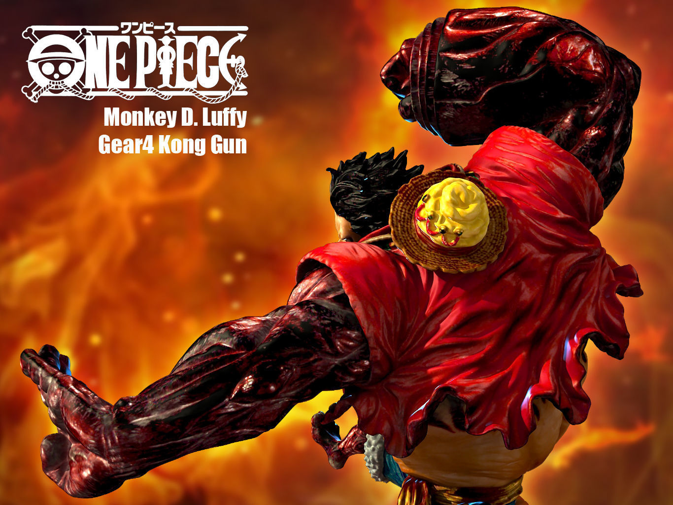 LUFFY GEAR4 KONGGUN 3D model_9