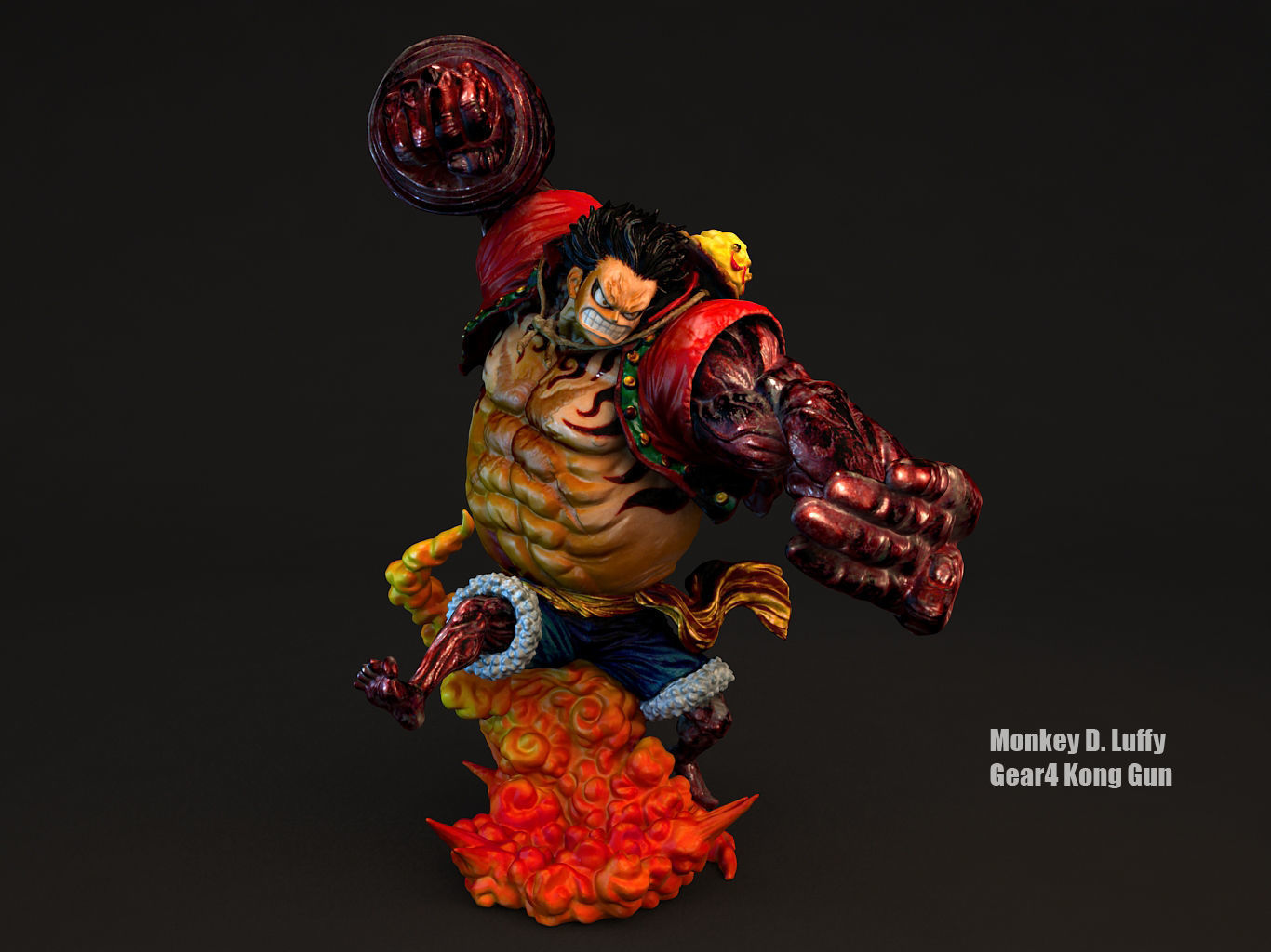 LUFFY GEAR4 KONGGUN 3D model_12