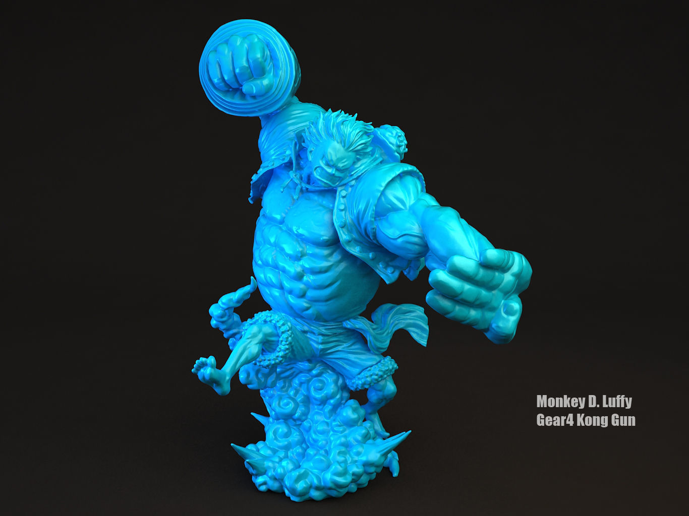 LUFFY GEAR4 KONGGUN 3D model_29