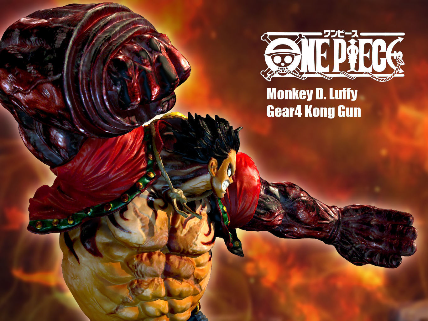 LUFFY GEAR4 KONGGUN 3D model_6