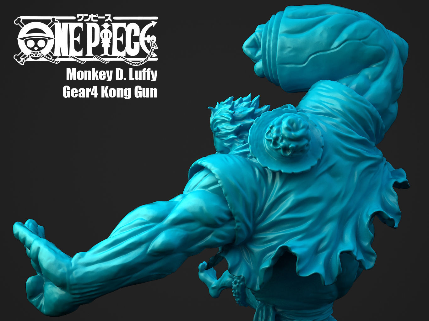LUFFY GEAR4 KONGGUN 3D model_10