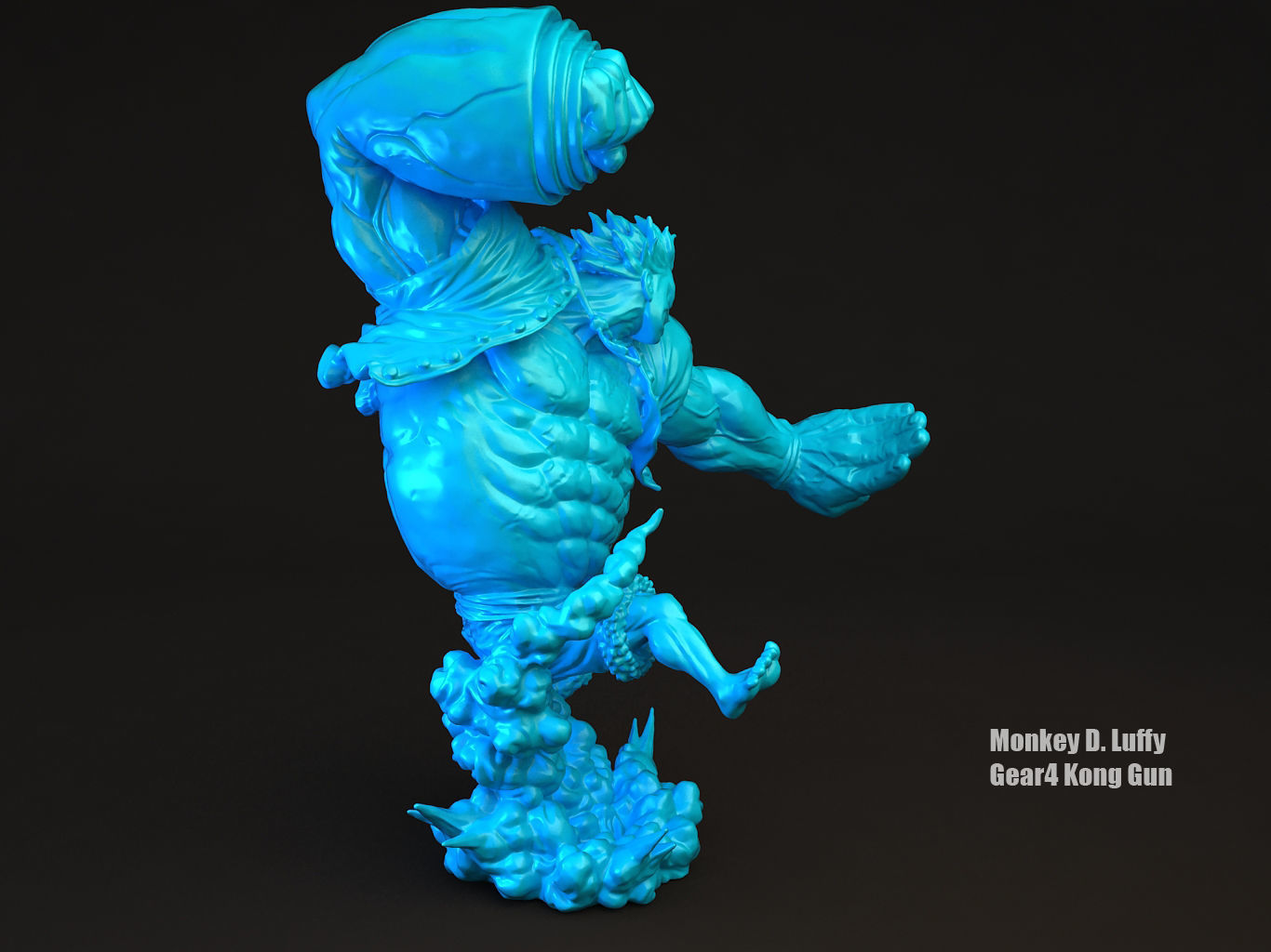 LUFFY GEAR4 KONGGUN 3D model_27