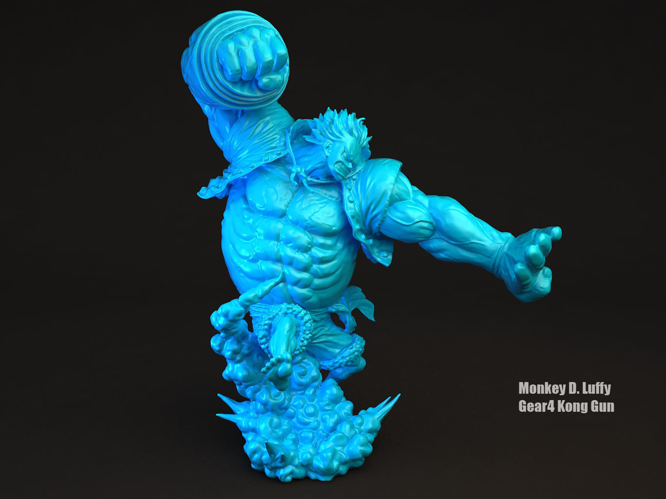 LUFFY GEAR4 KONGGUN 3D model_28