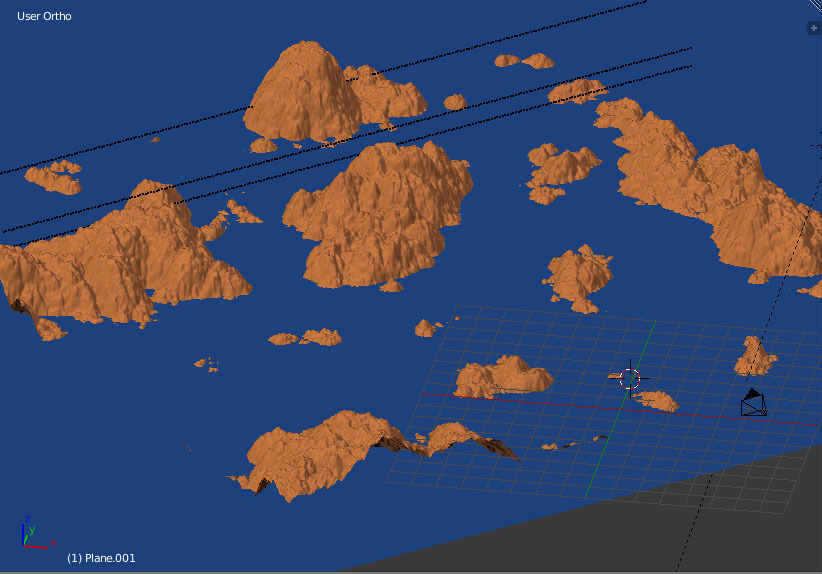 Alien Planet Sci-Fi Fantasy Scenery 3D model_1