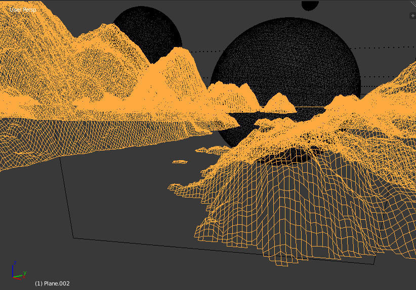 Alien Planet Sci-Fi Fantasy Scenery 3D model_4