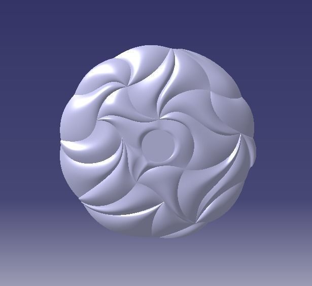 bamboo large plate suitable for print and produce 3D print model_3