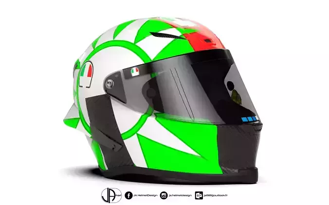 Helmet racing - MotoGP - AG - rossi design